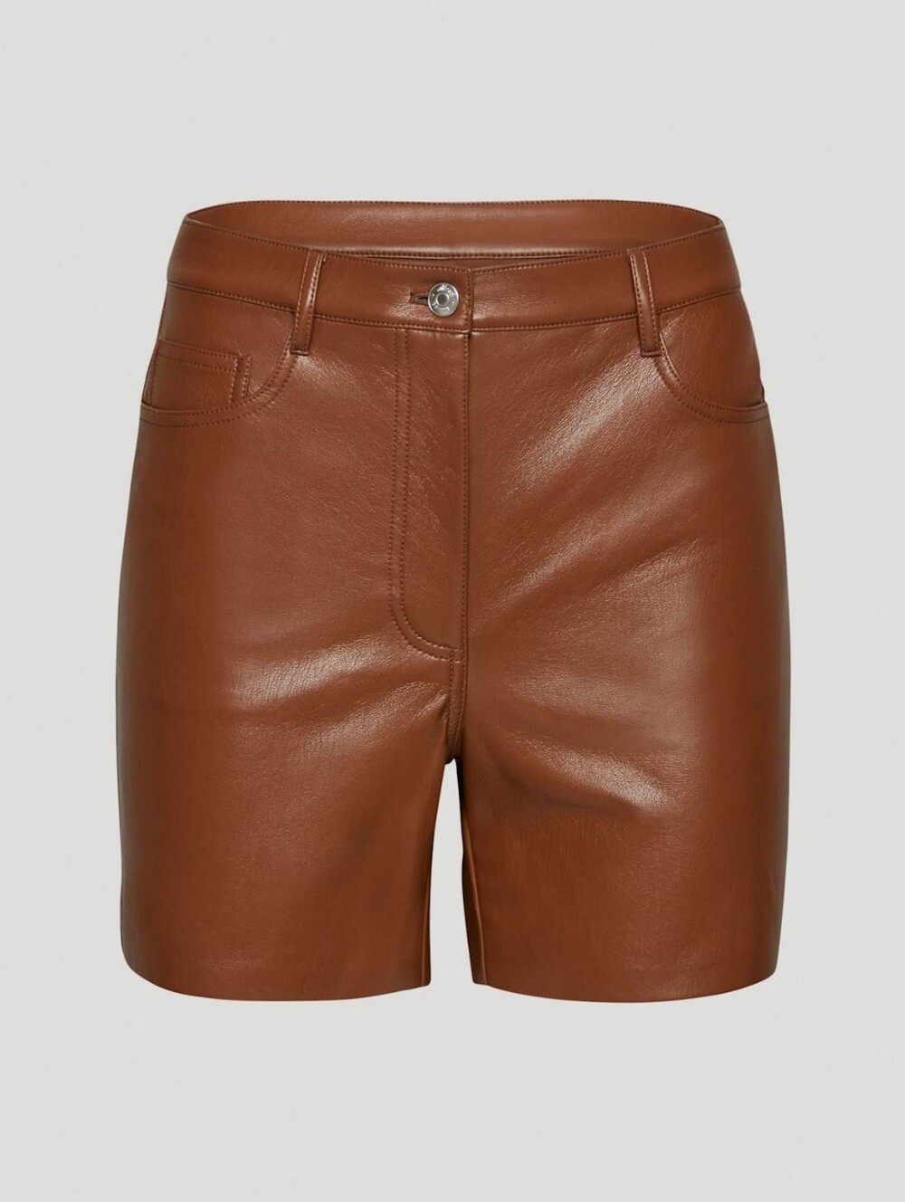 Aritzia Wilfred Nocturne Faux Leather high waisted Shorts